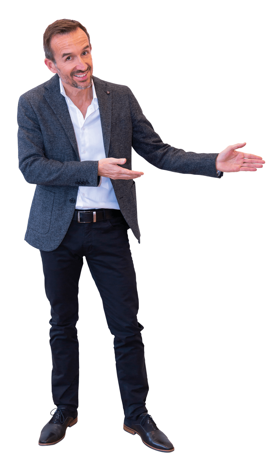 Stéphane Gaudé échangeant avec un client